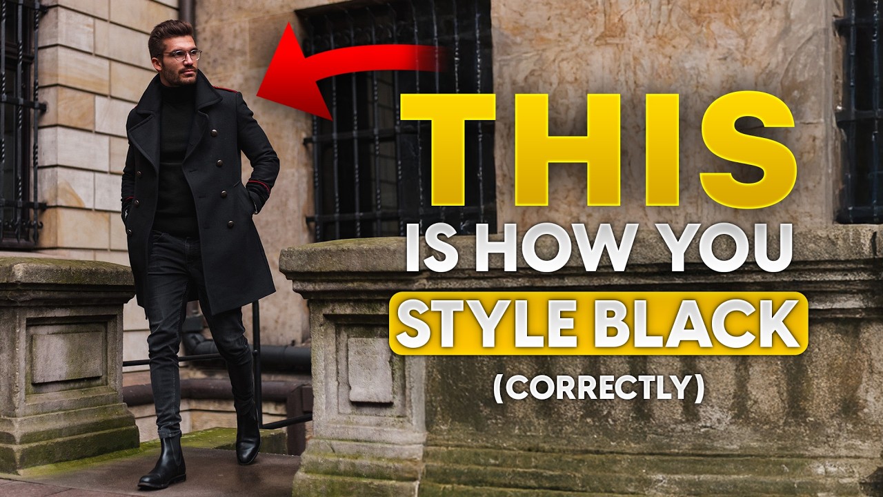 black outfits are harder to style than you think...