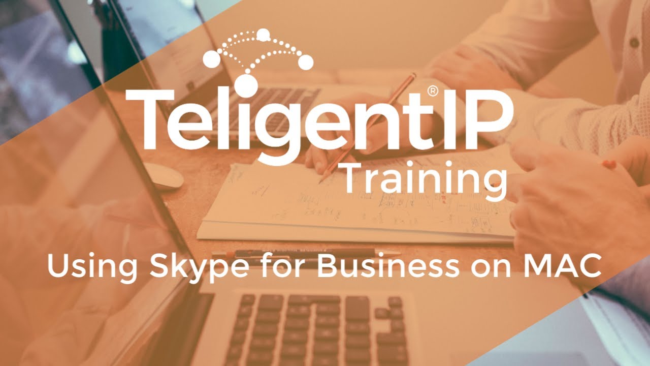 Teligent Training- Using Skype for Business on an Apple Computer