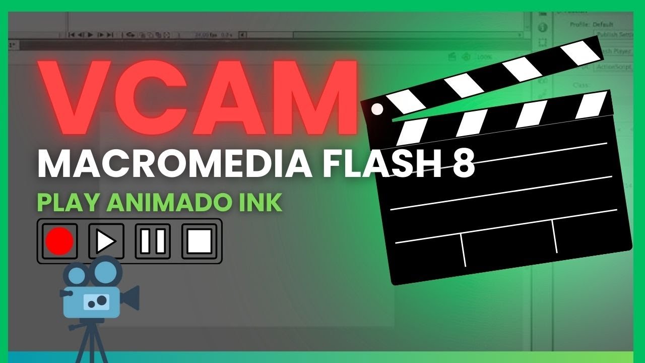 Vcam #vcam #vcamflash Como usar vcam Macromedia flash Professional 8 - 2025/ ...