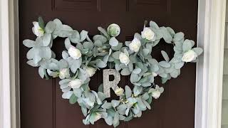 $12 DIY Mickey Spring Door Wreath