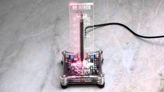 NixieTherm Russian Nixie IN-9 bargraph indoor thermometer, available as an electronic kit