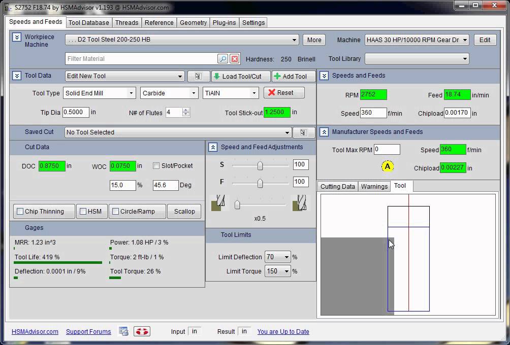 HSMAdvisor Performance Slider