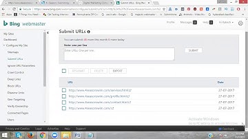 how to index website on Bing webmaster tools Tutorial 2017 - Rakesh Tech Solutions