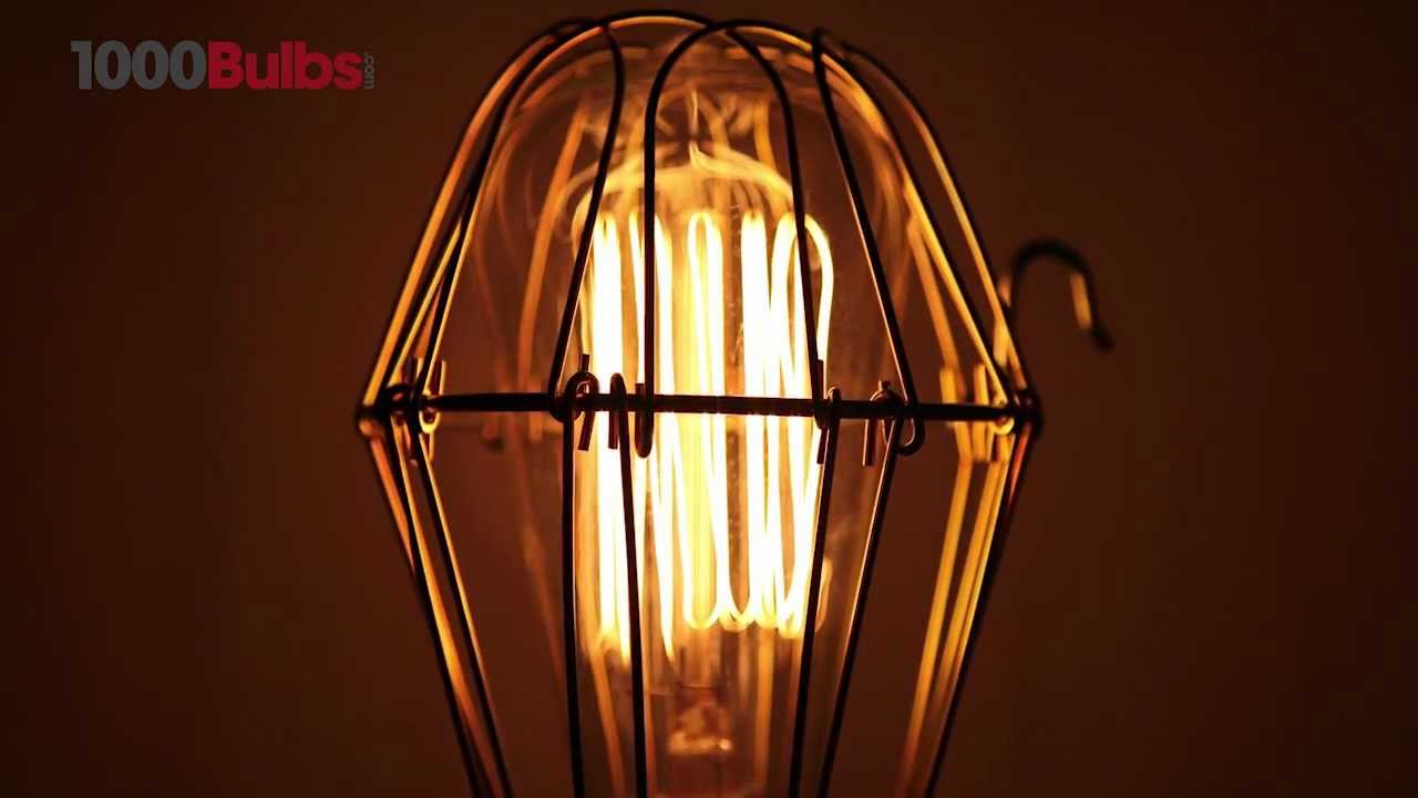 Victorian Style Antique Light Bulb - 25 Watt - 4-Loop Filament