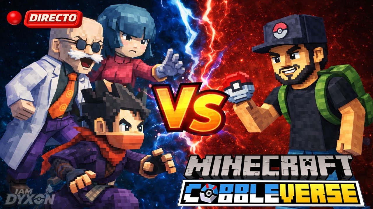 ⛏️MINECRAFT POKÉMON! - COBBLEVERSE Dia 4 | Jugando el ModPack de Rubius 🐻🔴EN VIVO