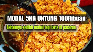 MODAL 5 KG KERUPUK SINGKONG UDANG Laris Manis | BONGKAR Untung Jualan kerupuk ini