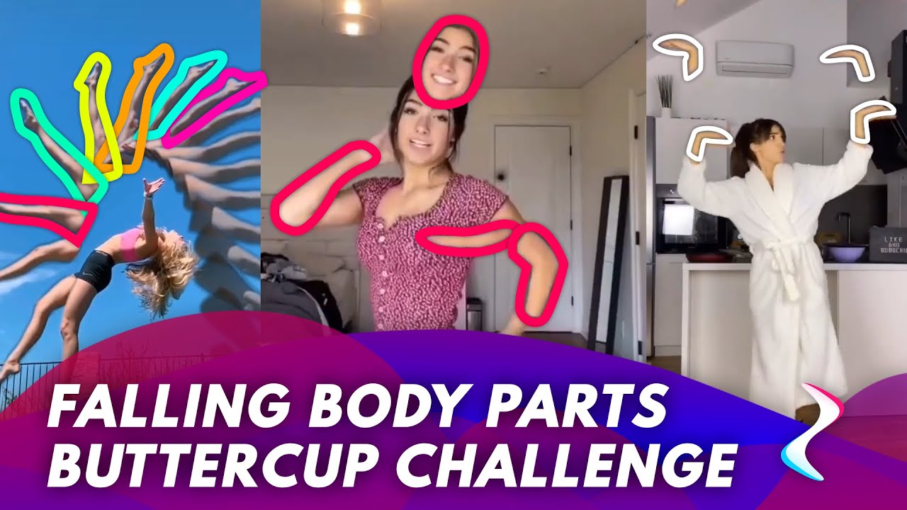 Fall Body Part THE BEST FALLING BODY PARTS/BUTTERCUP CHALLENGE/ ZOOMERANG STICKERS ...