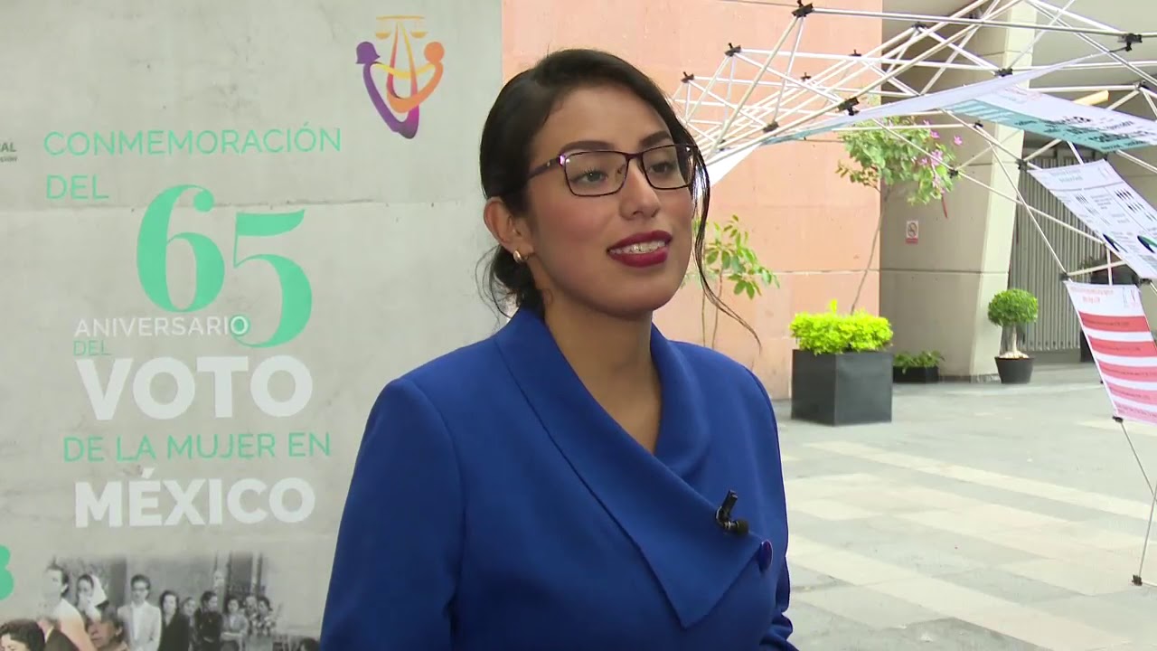 03 - Yuritzi López Oropeza - 65 Aniversario Voto Femenino en México - 17 octubre 2018 - TEPJF tribunal electoral arraijan