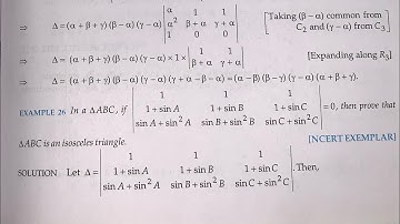 RD SHARMA EX5.2 DETERMINANTS EXAMPLE 1 TO 26 SOLUTION OF CHAPTER 5 FOR  CLASS 12(PART1)