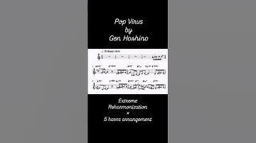 Thumbnail of Pop Virus by Gen Hoshino Extreme Reharmonization x 5 horns arrangement #neosoul #hiphop #星野源