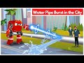 Supercar Rikki saves the City water problem and catches the Invisible Aliens