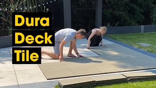 Lay Your Deck Tiles in Minutes | No Substructure or Fixings