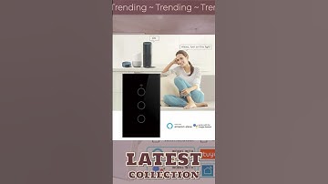 Tuya WiFi Smart Light Switch US Standard Work With Alexa Google Home Wall Touch Switch 110V 220V ...