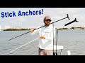 Stick Anchors: How To Anchor Your Boat Or Kayak In Shallow Water Fast (And Inexpensive)
