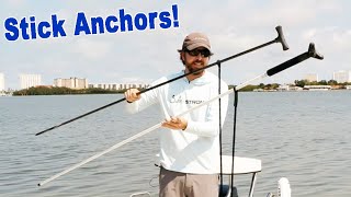 Stick Anchors: How To Anchor Your Boat Or Kayak In Shallow Water Fast (And Inexpensive)