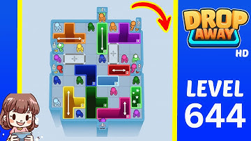 Drop Away Level 644 Solution Walkthrough