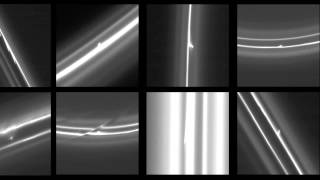 Cassini Movie Shows Blazing Trails In Saturns F-Ring