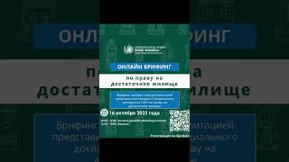 Онлайн-брифинг ООН: Право на достойное жилище и международные стандарты в Центральной Азии