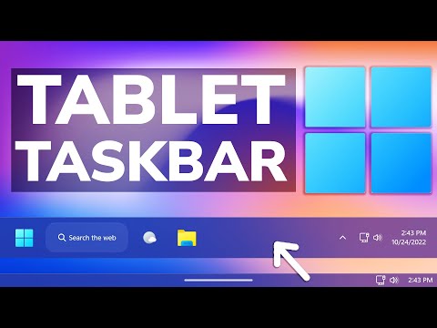 Windows 11, la taskbar ottimizzata per tablet sta per essere introdotta 