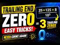 Trailing Zeros in Factorial | Best Trick for SSC|Find Trailing Zeros in 1 Minute