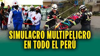 MINUTO A MINUTO DEL SIMULACRO NACIONAL: PERÚ ENSAYA PARA TERREMOTO DE 8.8