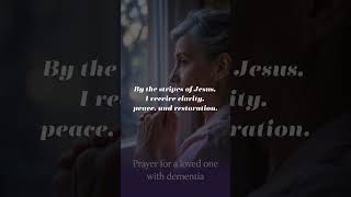 1 Minute Prayer for Early Dementia & Memory Loss Healing | Seeds of Authority 💜