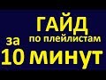 КРАТКИЙ ГАЙД ПО ПЛЕЛЙИСТАМ за 10 МИНУТ. УЧИМ АНГЛИЙСКИЙ ЯЗЫК ПО ПЛЕЙЛИСТАМ. УРОКИ АНГЛИЙСКОГО ЯЗЫКА