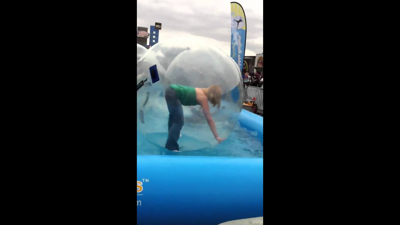 Jennifer tries to walk on water