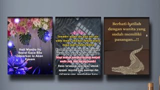 KUMPULAN STORY' WA 30 DETIK 🔥 ISI HATI WANITA