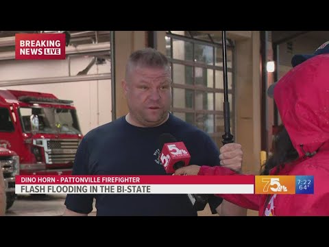 KSDK reporter interviews crew who rescued her from flood waters
