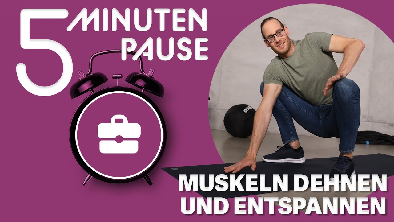 Muskeln dehnen und entspannen | 5-Minuten-Pause nach körperlicher Arbeit