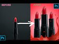 Lipstick photography and editing