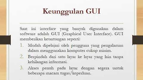 Video Pembelajaran Konsep User Interface