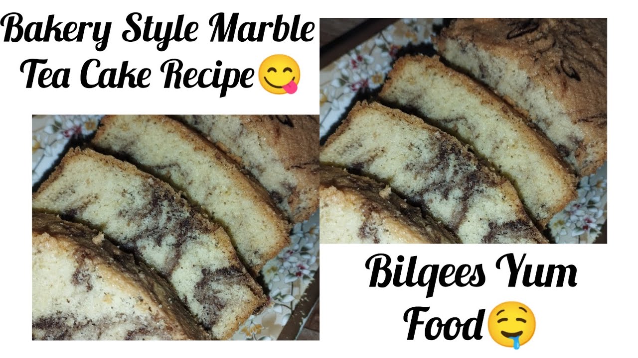 Bakery Style Marble Tea Cake Recipe || Super Soft Marble Cake Recipe By Bilqees Yum Food