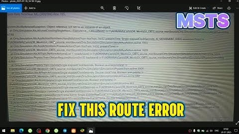 Any activities error problem solved in 5 min msts route error fixed