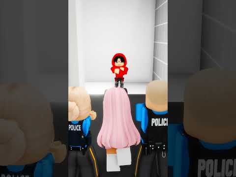 the criminal tried to rob me but this happened..😱😼#robloxshorts #roblox