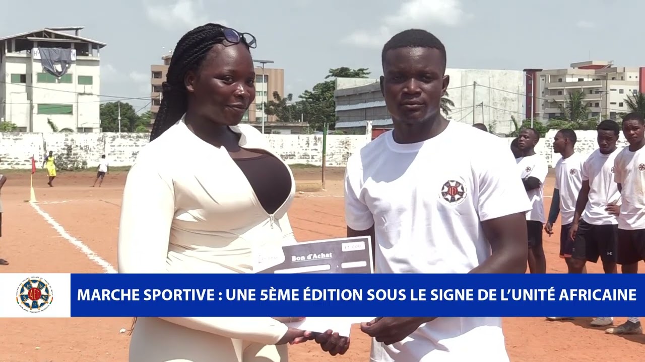 AET BENIN, 5ÈME MARCHE SPORTIVE SOUS LE SIGNE DE L'UNITÉ AFRICAINE #aet #afrique 