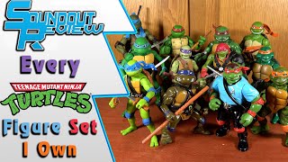 Every Teenage Mutant Ninja Turtles Action Figures Set I Own: Expanded Collection Tour [Soundout12]