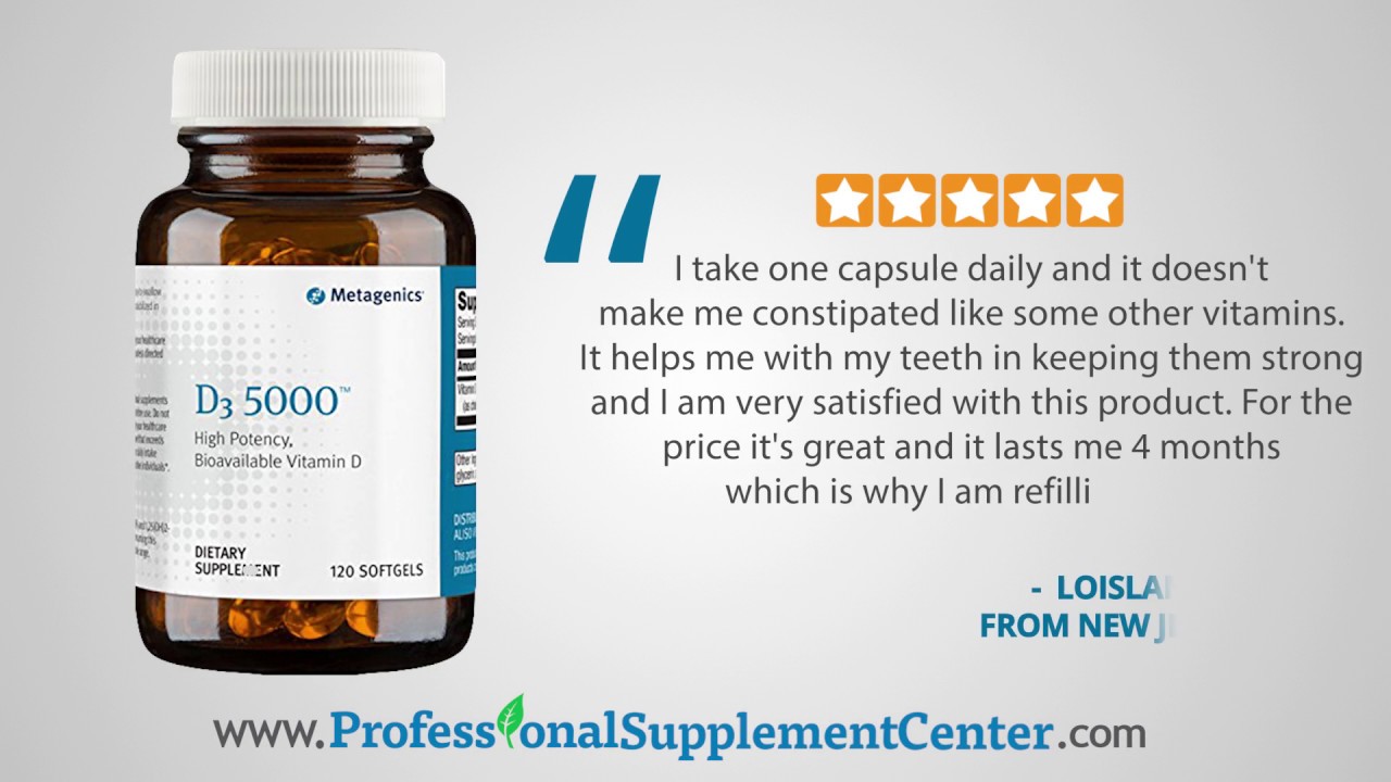 Metagenics Vitamin D3 5000 Reviews