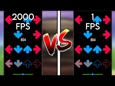 2000 FPS vs 1 FPS en OSU!