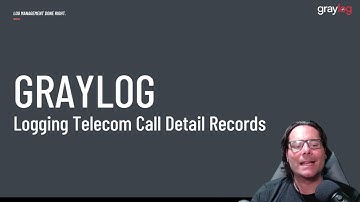 Graylog and 3CX Call Detail Records