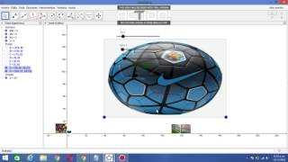 GeoGebra tiro parabolico
