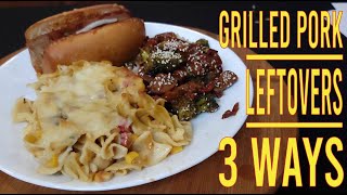 3 INSANE Leftover Pork Recipes You NEED to Try! | Cheesy Bake, Garlic Stir-Fry & Pork Bahn Mi