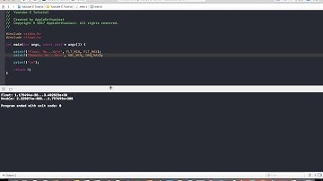 C Programmieren mit Xcode - Wertebereichsgrenzen von Float und Double