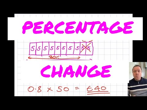 Percentage Increase And Decrease WORD PROBLEMS - Using a multiplier and BAR MODEL.