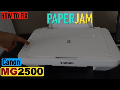 Canon Pixma MG2500 Paper Jam.