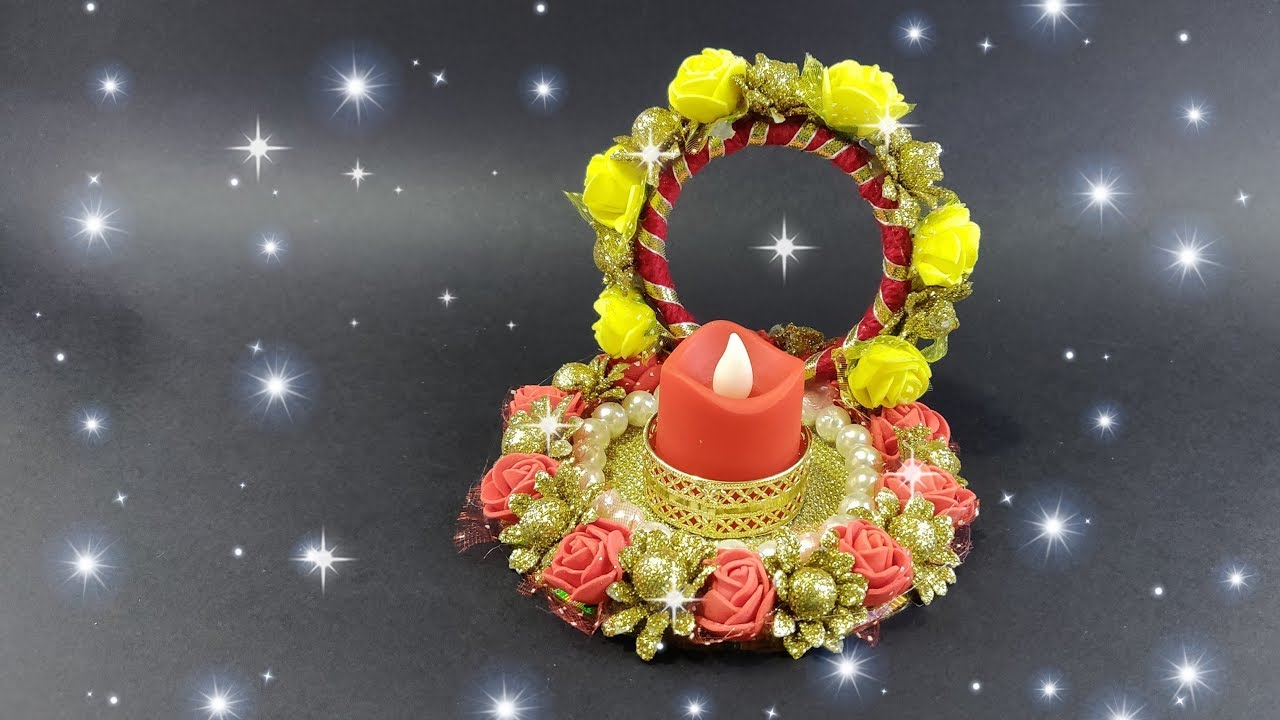 Tea light candle holder DIY || Lets make Art