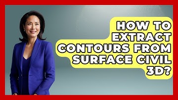 How To Extract Contours From Surface Civil 3D? - Civil Engineering Explained