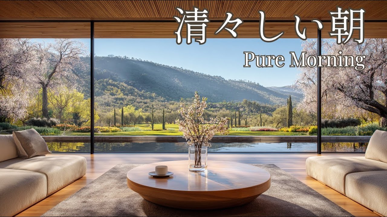 【癒し・作業用BGM】清々しい朝：心穏やかに整う目覚めの時間 ｜Pure Morning: A Peaceful Start to Your Day