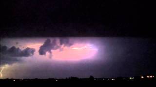 Slow motion lightning compilation - Lightning Storm 8/9/13